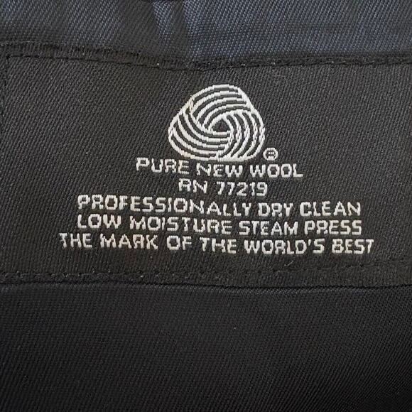 Joseph & Feiss Navy Blue Sport Coat Wool Blazer Sports Suit Jacket Mens 44L (BS) - Picture 5 of 7